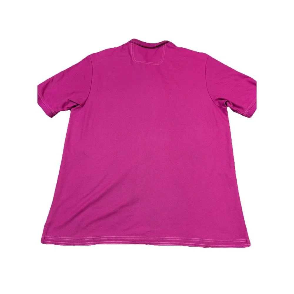 Tommy Bahama‎ Supima IslandZone Polo Shirt Mens XL Pink Blue Marlin Logo